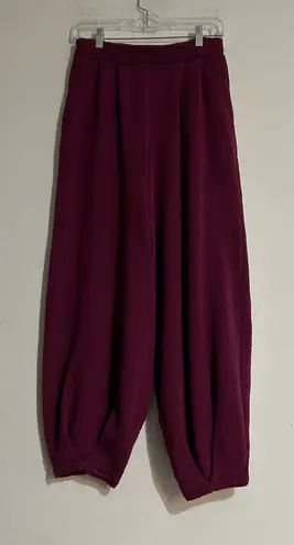 Free People  Beach Freya Balloon Sweater Knit Pants Magenta Size Medium - Image 1