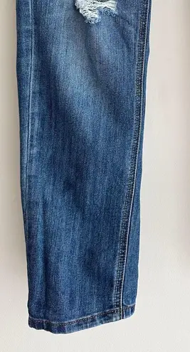 Dollhouse Charley Women's Distressed Blue Jeans, Size 11