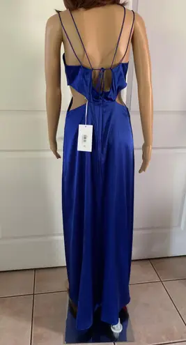 Frame Cut-Out Silk-Blend Maxi Dress