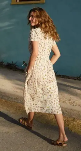 Christy Dawn ππ The Dawn Dress ~ Cream Garden Floral Print Small S NWT