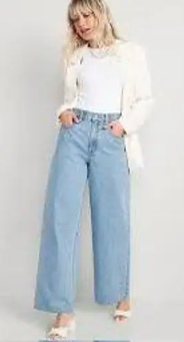 Old Navy High Rise Baggy Wide Leg Jeans