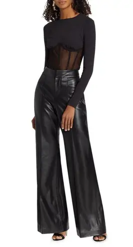 Cami NYC Zoma Bodysuit in Black 8 New Womens Long Sleeve Top