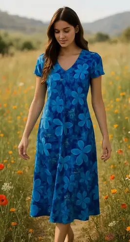 Vintage 60s/70s Hawaiian dress Barkcloth Dress scarf wrap Waltah Clarke Honolulu Size M