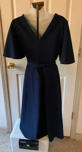 DKNY Size 2 Navy  Short Sleeve Dress