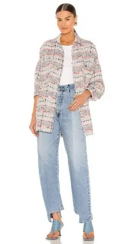 IRO 💕 PARIS💕 Mekkie Tweed Jacket ~ Multicolor Pink Plaid Check 38