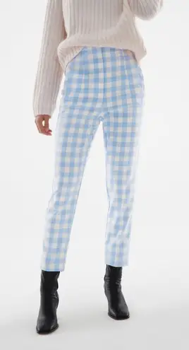 ZARA High Waisted Gingham Pants