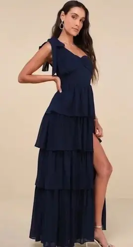 Lulus Elevated Vision Navy Blue One