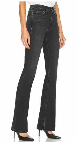 Hudson Barbara Bootcut Jeans Size 24 Night Sky Black Stretch Split Hem