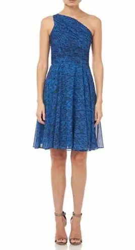 Halston Heritage Halston Ruched one shoulder dress