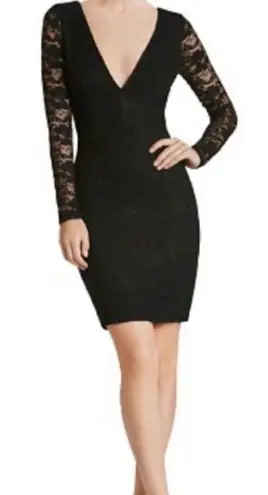 Dress the Population NWOT  Erica Black Lace Mini Dress