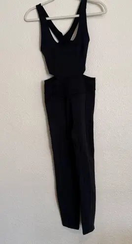 NWOT Free people FP Movement Back It Up Jumpsuit Black