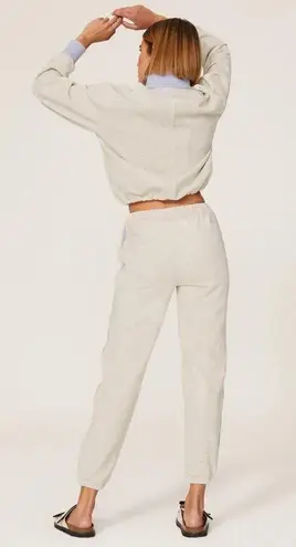 STAUD Cambrie Colorblock Side Stripe Gray Purple Sweatpant Joggers M