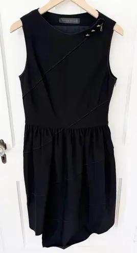 Proenza Schouler Tailored Sleeveless Knee Length Cocktail Dress Black LBD 10