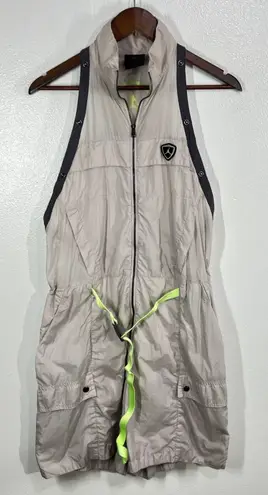 Nike Air Jordan Women's Flight Suit Romper M Platinum Violet Ghost Green Utility Gray Size M