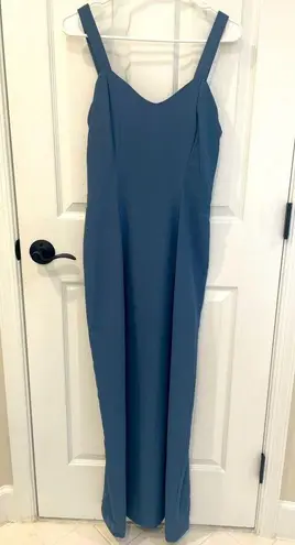 Ellie Vintage Dusty Blue Lavender Gown Sweetheart Neckline Women’s Size M