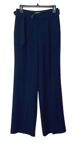 Babaton Aritzia Womens Wide Leg Belted Pleated Front Dress Pants Black Size 4