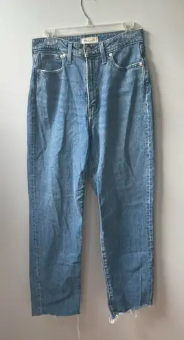 Madewell  Curvy Perfect Vintage Straight Jeans – Size 29T