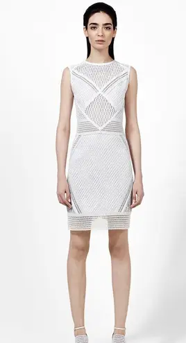 Jonathan Simkhai Mesh bodycon Qhote Dress White Size 6 - Image 1