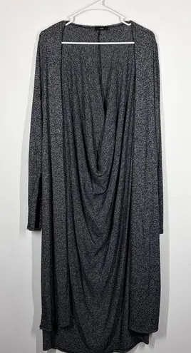 Ruti Longline Cardigan Size 5 or US Large Gray