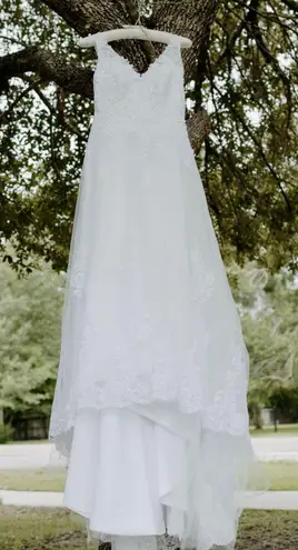 Wedding Dress White Size 8