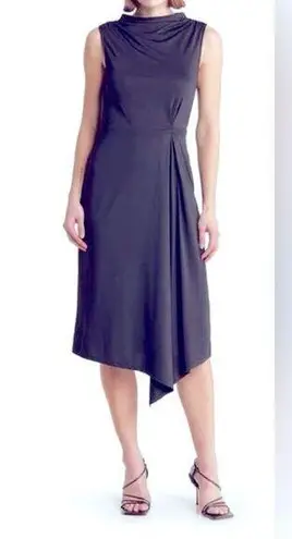 Collective Concepts Sleeveless Asymmetric Hem Dress - light blue color