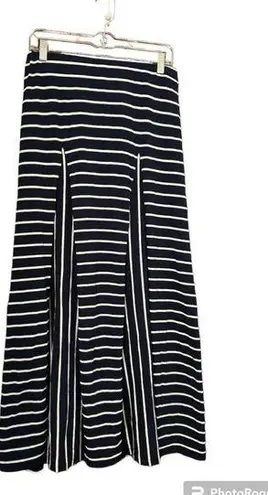 Ralph Lauren NWT  Striped Pleated Maxi Skirt Size Small