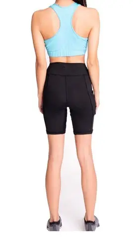 KAMIT Womens Black BIKER Shorts Size XL Friction Free Pockets For Icepacks