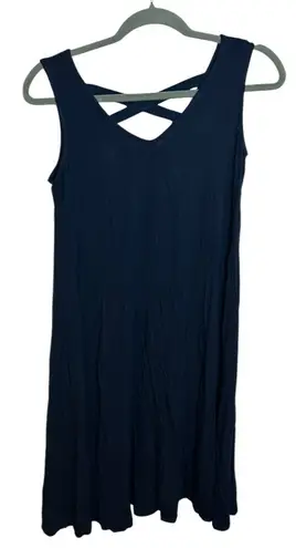 Style & Co Nwt  Navy Blue Flip Flop Jersey Knit Sundress thumbnail 1