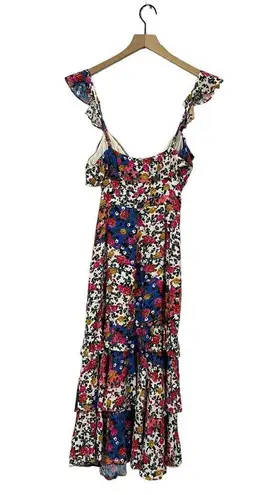 Majorelle Nolita Midi Dress - Patchwork Multi - Small