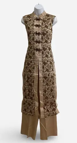 Erica Kurta Style Pantsuit Brown Size M