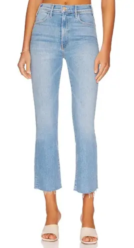 MOTHER Denim The Hustler Ankle Fray Jeans in High-Life Cropped Women's size 26