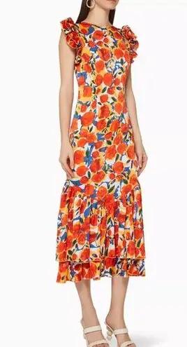 NWT Never Fully Dressed Frieda Maxi Ruffled Dress Size 2