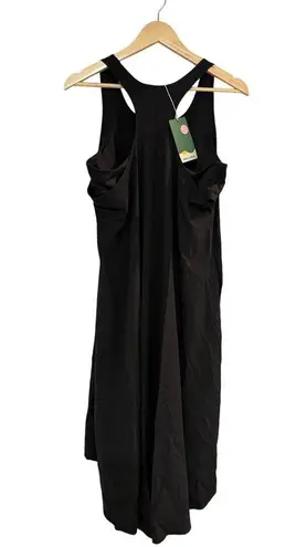 Halara Breezeful Pocket High Low Flowy Quick Dry Casual Dress Black M