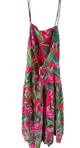Farm Rio Red Dream Garden Maxi Dress