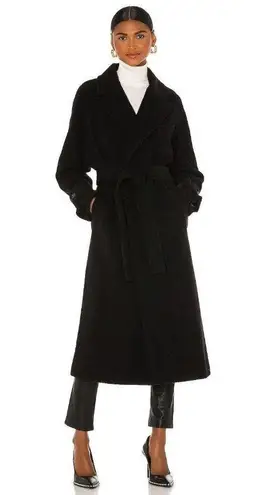 MSGM Wool Trench Coat in Black 42 Medium New long Jacket Size undefined