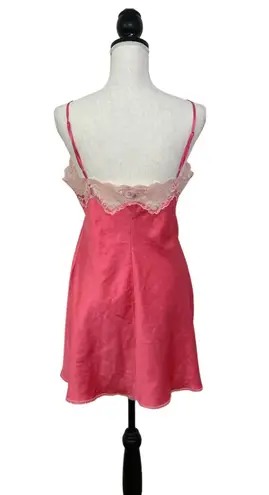 Victoria's Secret  Coral Pink Lace Slip Dress