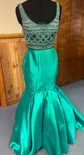 Rachel Allen Rachel Allan Two-Piece Prom Dress Mermaid