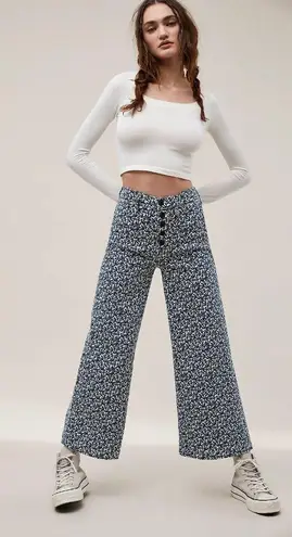 NWT Mother The Pixie Sailor Ankle in Found At Sea Anchor Print Jeans 27