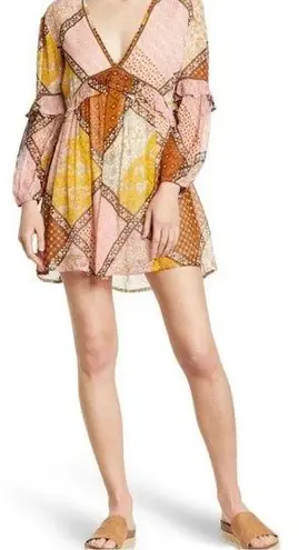 Raga Jenya Patchwork Mini Dress