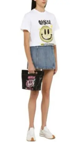 Ganni | Casual Style Street Style 2-WAY Bi-color Leather Crossbody NWT $235