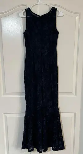 Karl Lagerfeld  Navy Blue Laced Dress Size 4