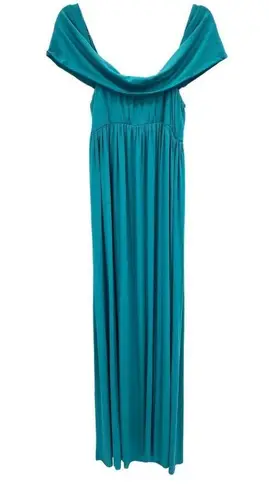 Rachel Pally  Midsummer Maxi Dress Size Large Laguna Teal New NWT Stretch Coastal