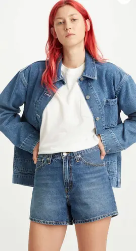 Levi's High Waisted Mom Shorts