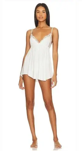 Only Hearts Lace Babydoll in Antique White