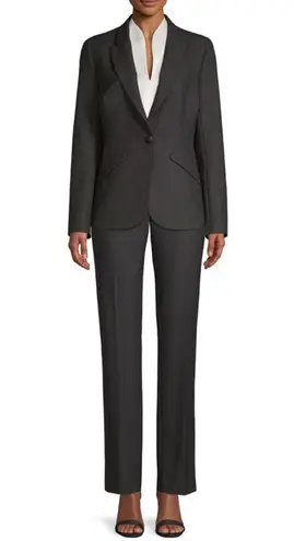 Elie Tahari Leena Dotted Plain Weave Suit Trousers