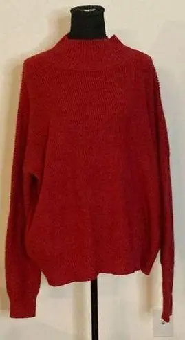 Karen Kane - Red long sleeve turtleneck winter Sweater size XL