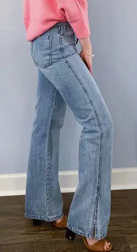 Grey Lab Los Angeles Light Wash Straight Jeans