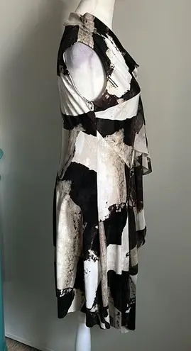 Simply Vera, Vera Wang Simply Vera Vera Wang Women’s Sleeveless Handkerchief Hem Cowl Neck Dress