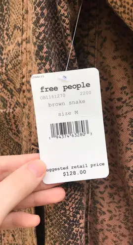 Free people snake trucker jacket best sale