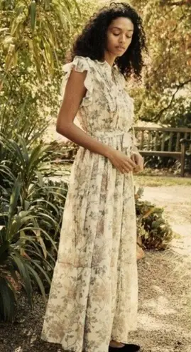 ๐DOEN๐ Carnation Dress ~ Salt Summer Floral Print XS NWOT *Missing Waist Tie" Green